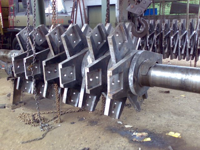 cane cutter rotor 1 st pakis baru